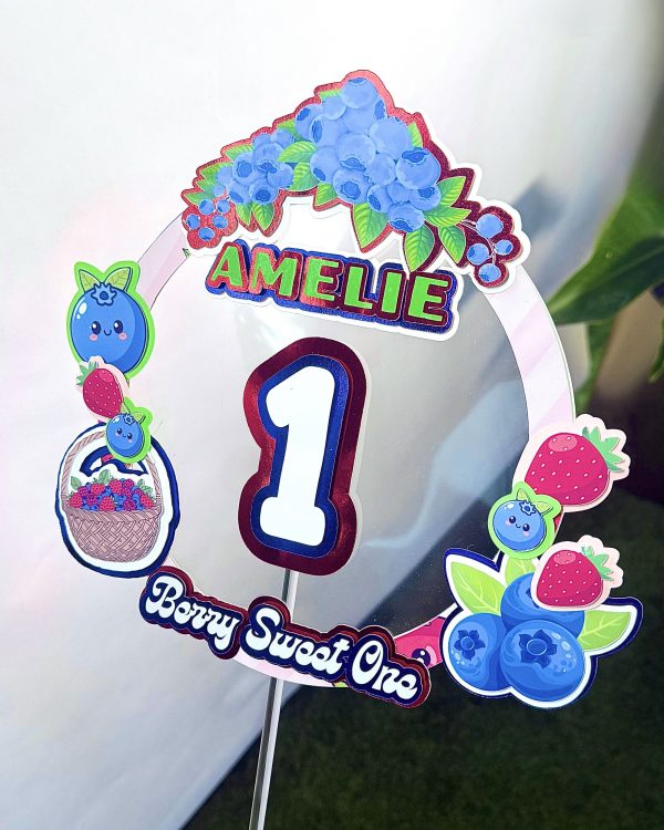 Berry Sweet Cake Topper