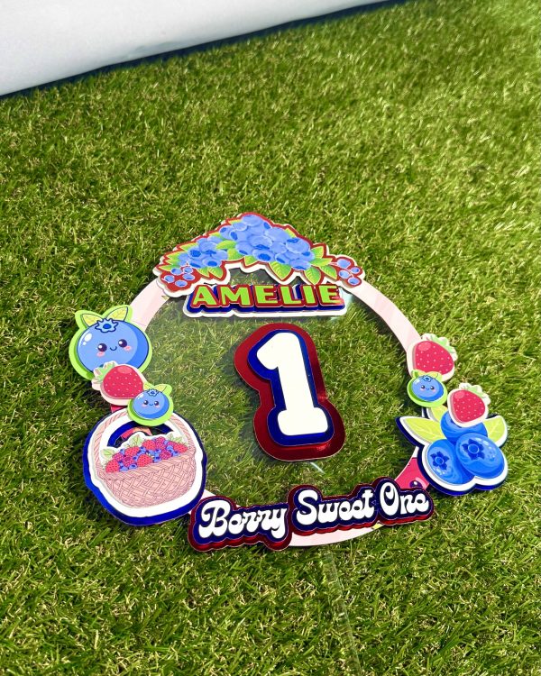 Berry Sweet Cake Topper view 2
