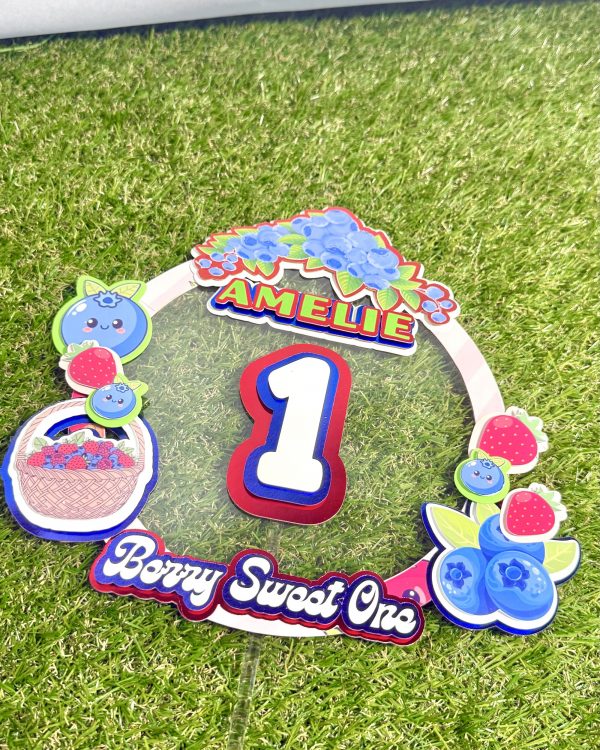 Berry Sweet Cake Topper view 3