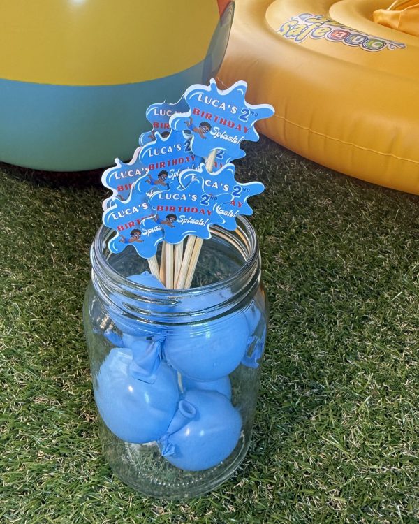 Splish Splash Cupcake Topper Set view 4