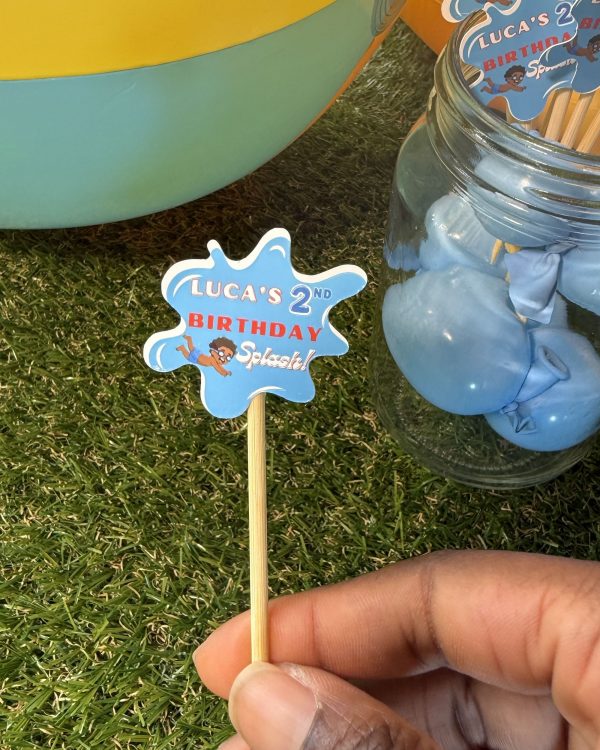 Splish Splash Cupcake Topper Set view 5