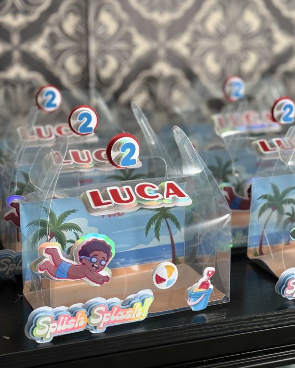 Splish Splash Into Two Favor Box